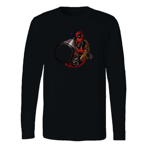 This classic fit deadpool shoot target long sleeve shirt is casually elegant and very comfortable. With fine quality print to make one stand out, it's a perfect fit for every occasion.