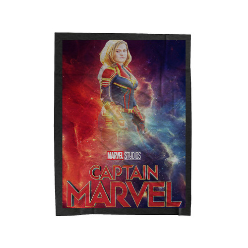 Captain Marvel 1 Velveteen Blanket