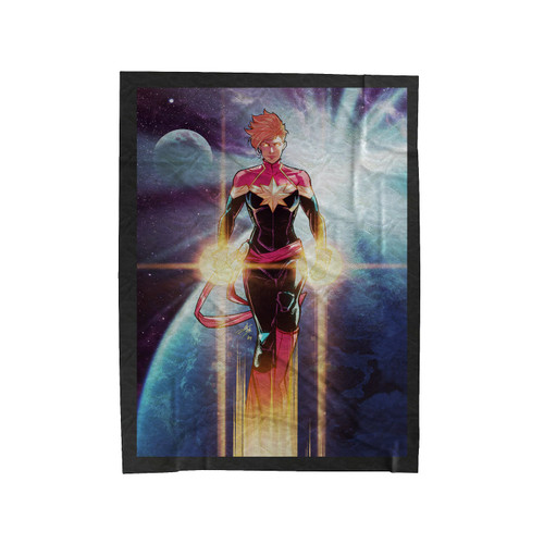 Captain Marvel 3 Velveteen Blanket
