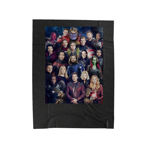 Captain Marvel Avengers Endgame Velveteen Blanket