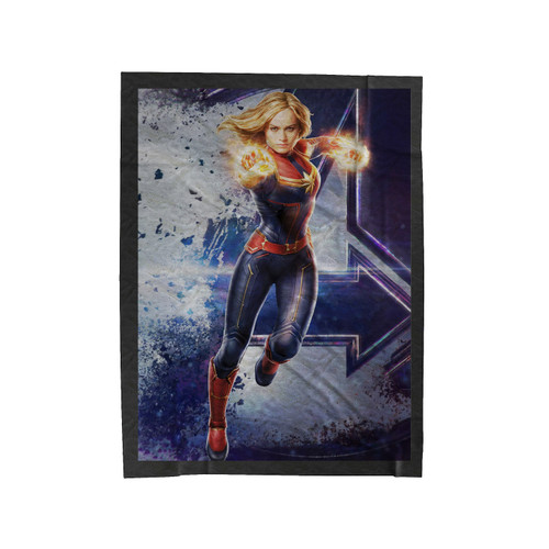 Captain Marvel Avengers Endgame 1 Velveteen Blanket