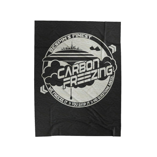 Carbon Freezing Parodi Velveteen Blanket