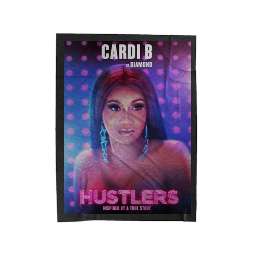 Cardi B Hustlers Velveteen Blanket