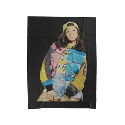 Cardi B Rap Hip Hop Velveteen Blanket