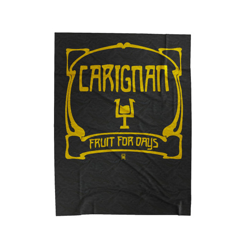 Carignan Can Krautrock Red Wine Velveteen Blanket