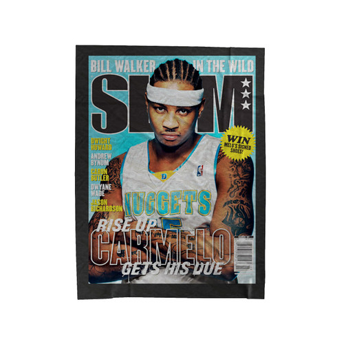 Carmelo Anthony Slam Velveteen Blanket
