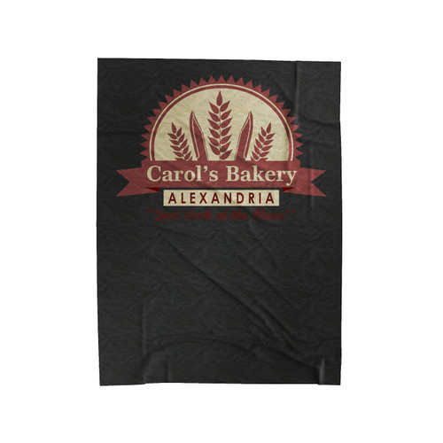 Carol's Bakery Velveteen Blanket