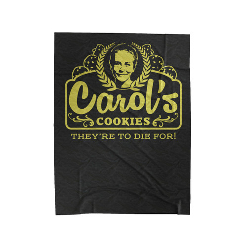 Carol's Cookies Funny Velveteen Blanket