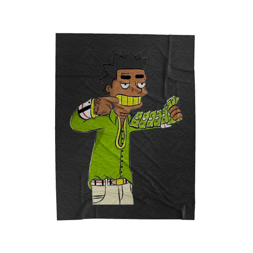 Cash Kodak Kodakblack Rapper Hiphop Velveteen Blanket