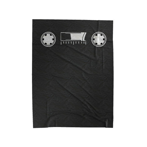 Cassettetape Velveteen Blanket