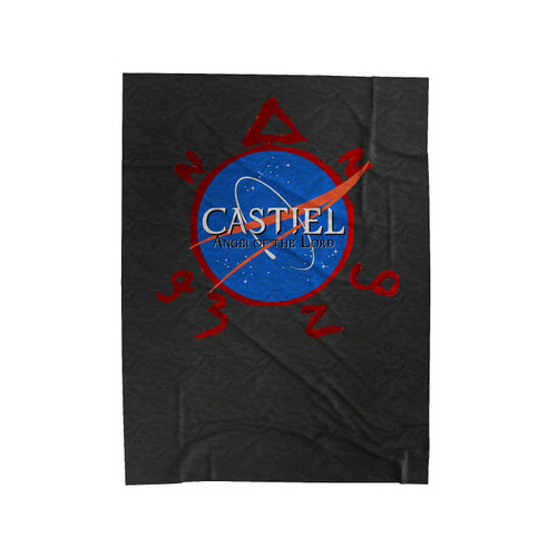 Castiel Angel Of The Lord Nasa Supernatural Velveteen Blanket