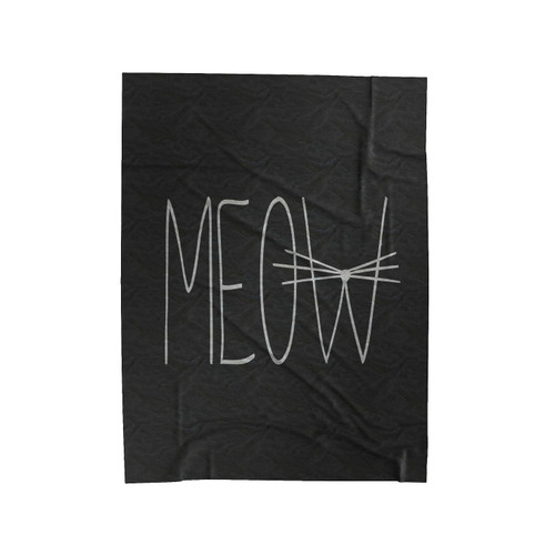 Cat And Meow Pretty Cute Velveteen Blanket
