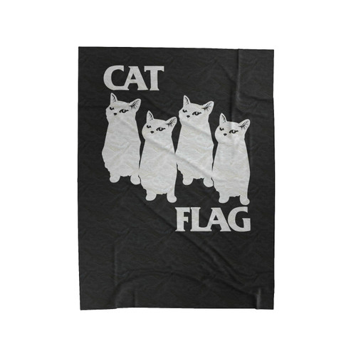 Cat Flag Cats Cat Lovers La Punk Velveteen Blanket
