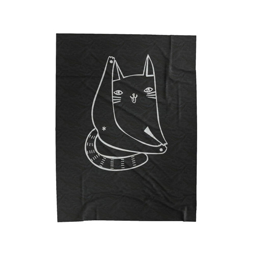 Cat Forever Cat Butt Cat Grooming Funny Cat Licking Cat Shower Velveteen Blanket