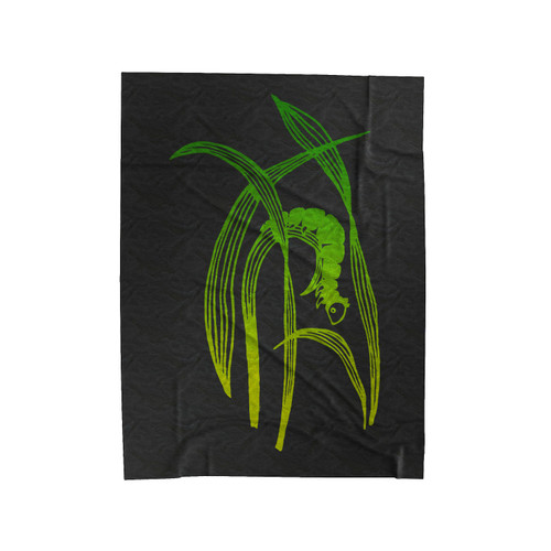 Caterpillar Velveteen Blanket