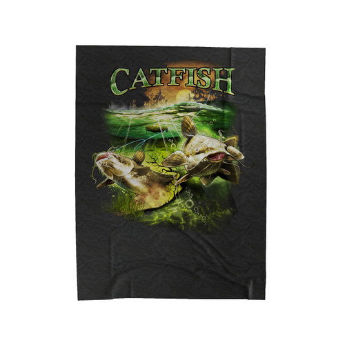 Catfish Merky Water Velveteen Blanket