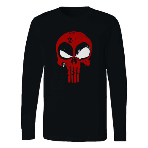This classic fit distressed punisher skull crossover logo long sleeve shirt is casually elegant and very comfortable. With fine quality print to make one stand out, it's a perfect fit for every occasion.