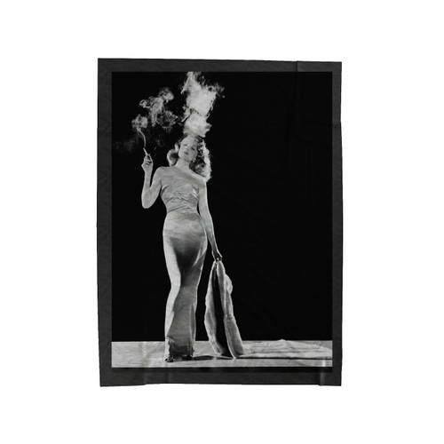 Celebrity Legend Rita Hayworth Gilda Velveteen Blanket