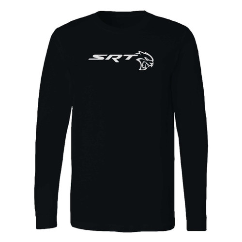 This classic fit dodge srt demon logo long sleeve shirt is casually elegant and very comfortable. With fine quality print to make one stand out, it's a perfect fit for every occasion.