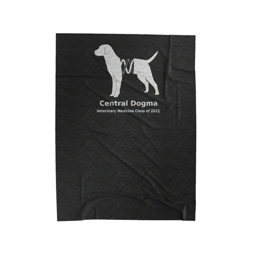 Central Dogma Vet Med Velveteen Blanket