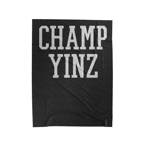 Champ Yinz Velveteen Blanket