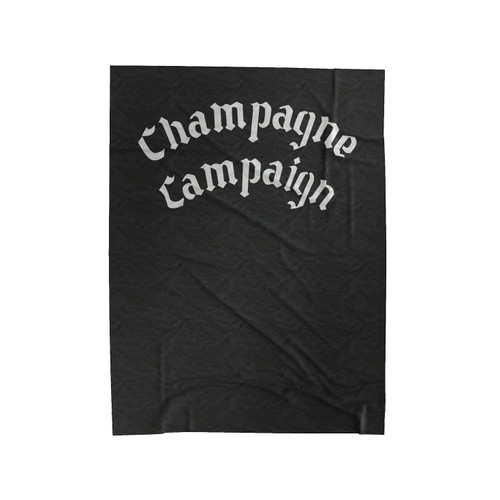 Champagne Campaign Old English Thug Life Velveteen Blanket