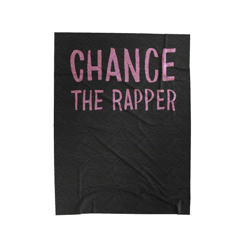 Chance The Rapper Logo Velveteen Blanket