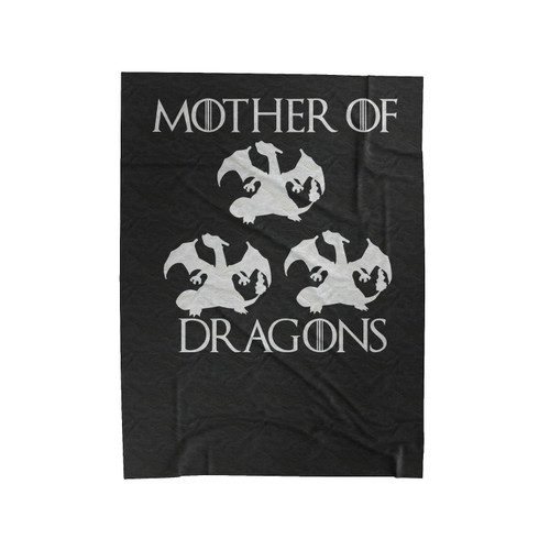 Charizard Mother Of Dragon Pokemon Go Velveteen Blanket
