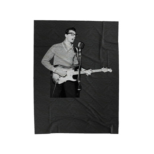 Charles Hardin Holley Buddy Holly Velveteen Blanket