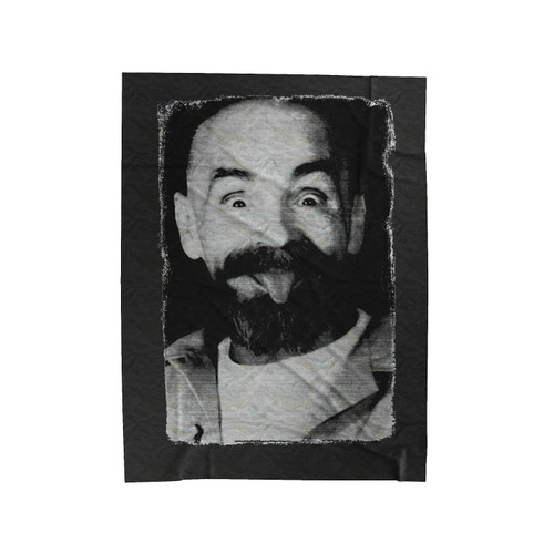 Charles Manson Velveteen Blanket