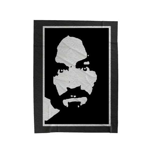 Charlie Don't Surf Charles Manson Velveteen Blanket