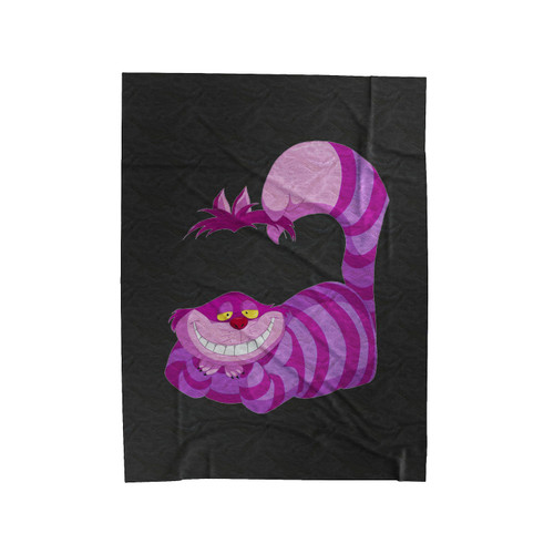 Cheshire Cat Clip Original Cheshire Cat Velveteen Blanket