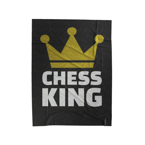 Chess King Logo Velveteen Blanket