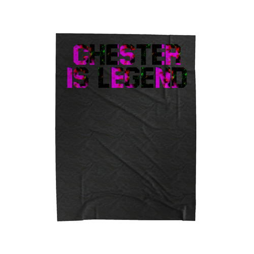 Chester Is Legend Linkin Park Chester Bennington Velveteen Blanket