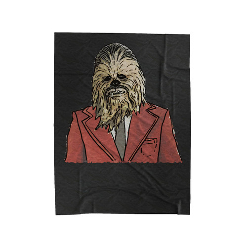 Chewbacca In A Suit Star Wars Velveteen Blanket