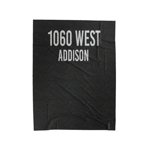 Chicago 1060 West Addison Wrigley Field Gifts For Him Velveteen Blanket