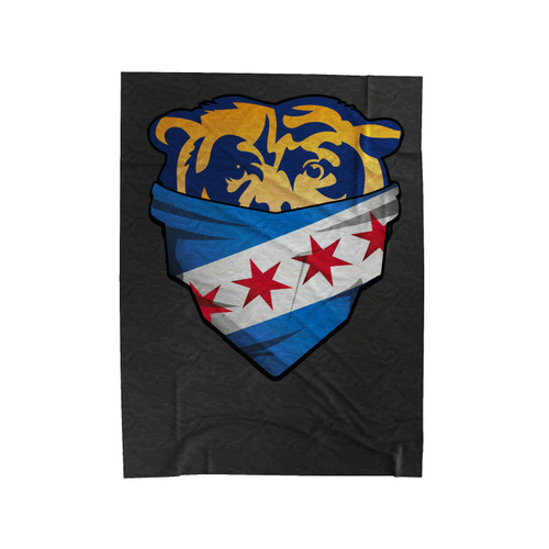 Chicago Bears City Of Chicago Velveteen Blanket