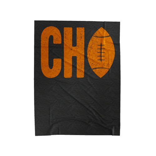 Chicago Bears Windy City Football Velveteen Blanket