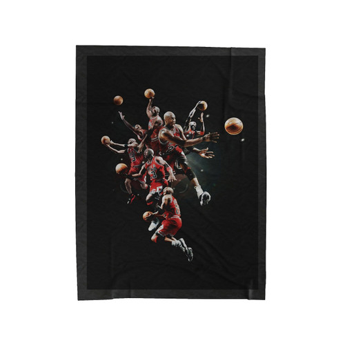 Chicago Bulls Nba Players Velveteen Blanket