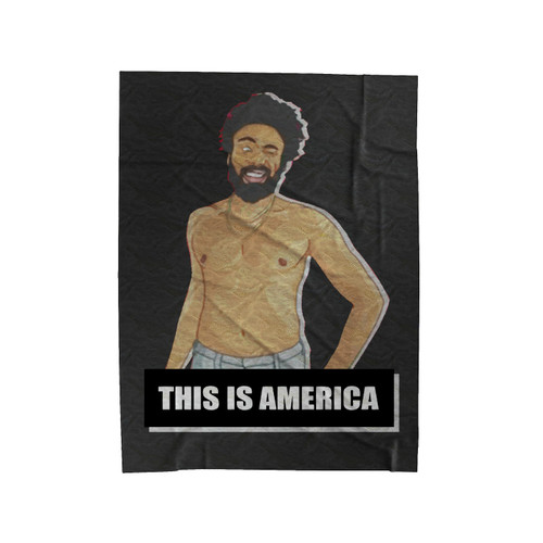 Childish Gambino Donald Glover This Is America Velveteen Blanket