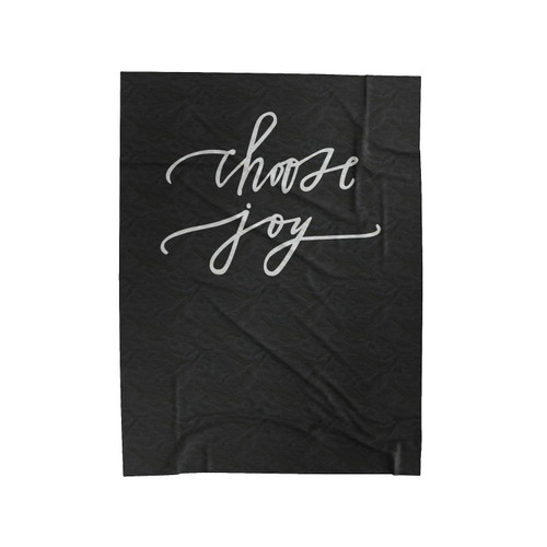 Choose Joy Christmas Gift Gifts For Mom Calligraphy Velveteen Blanket