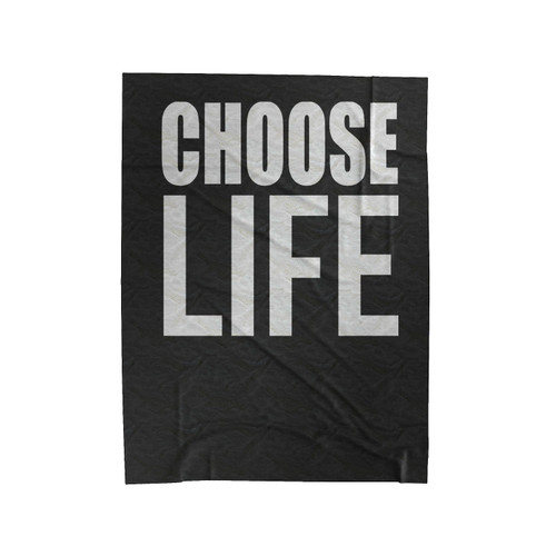 Choose Life Retro Wham George Michael Velveteen Blanket
