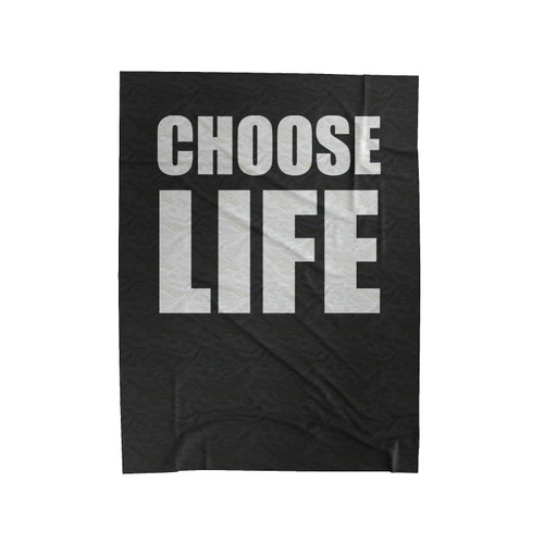 Choose Life Wham Replica George Michael 80S Retro Velveteen Blanket