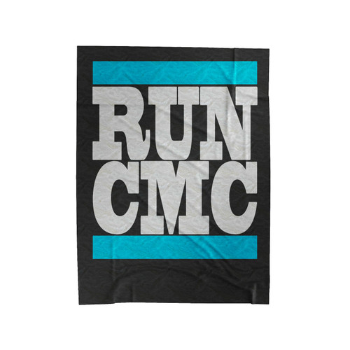 Christian Mccaffrey #22 Carolina Run Cmc Velveteen Blanket