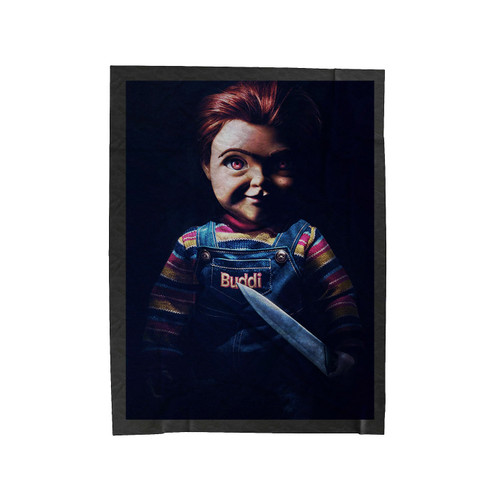 Chucky Doll Horror Movie Velveteen Blanket