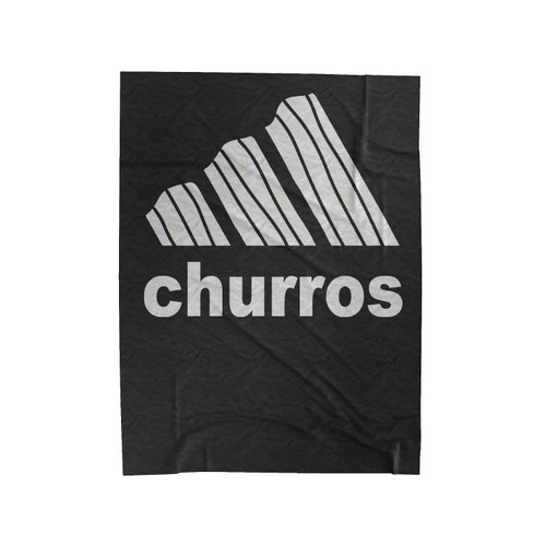 Churros Logo Disney Velveteen Blanket