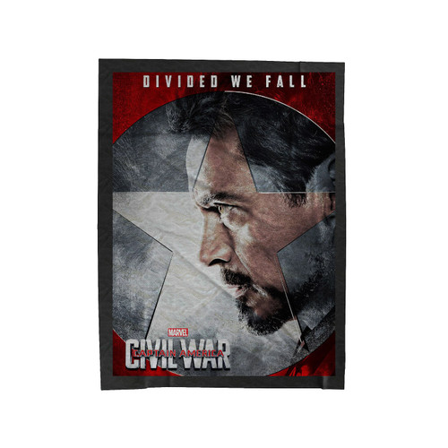 Civil War Tony Stark Velveteen Blanket