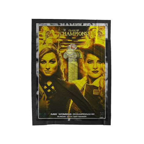 Clash Of Champions Velveteen Blanket