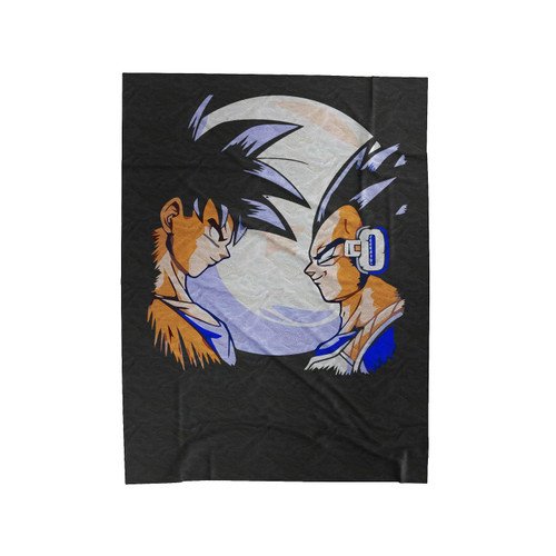 Classic Stare Down Dragon Ball Velveteen Blanket