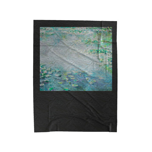 Claude Monet Water Lilies 1906 Velveteen Blanket